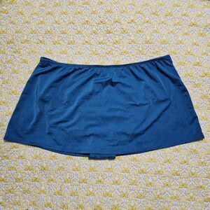 Chadwick's Skirted Swim Bottom Turquoise Size 18 (BOTTOM ONLY)